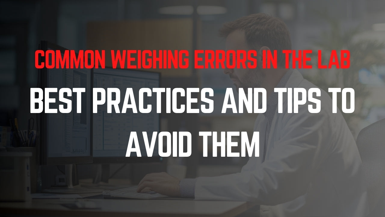 Common Weighing Errors in the Lab: Best Practices and Tips to Avoid Them