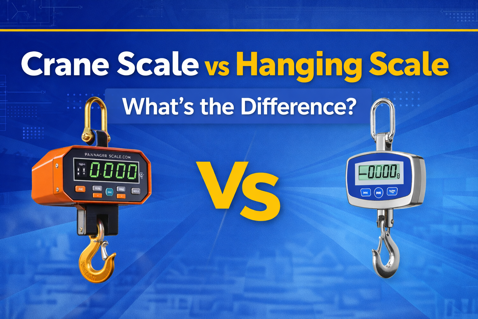 Crane Scale vs Hanging Scale: What’s the Difference?