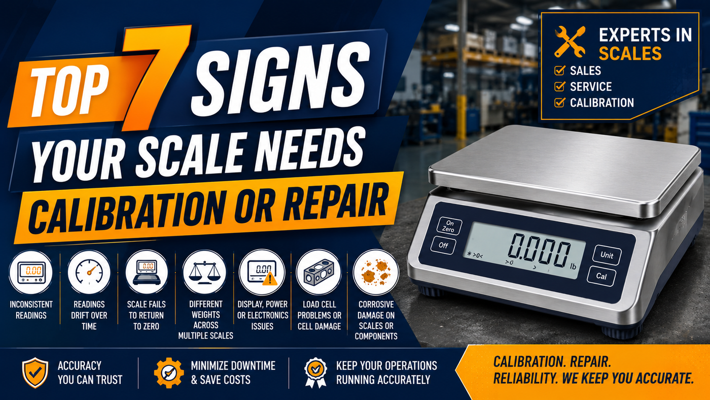 Top 7 Signs Your Scale Needs Calibration or Repair