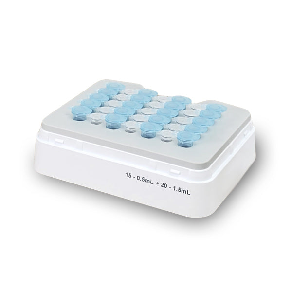 Benchmark Scientific H5100-CMB Combination block, 15x0.5ml and 20x1.5ml, for MultiTherm Touch