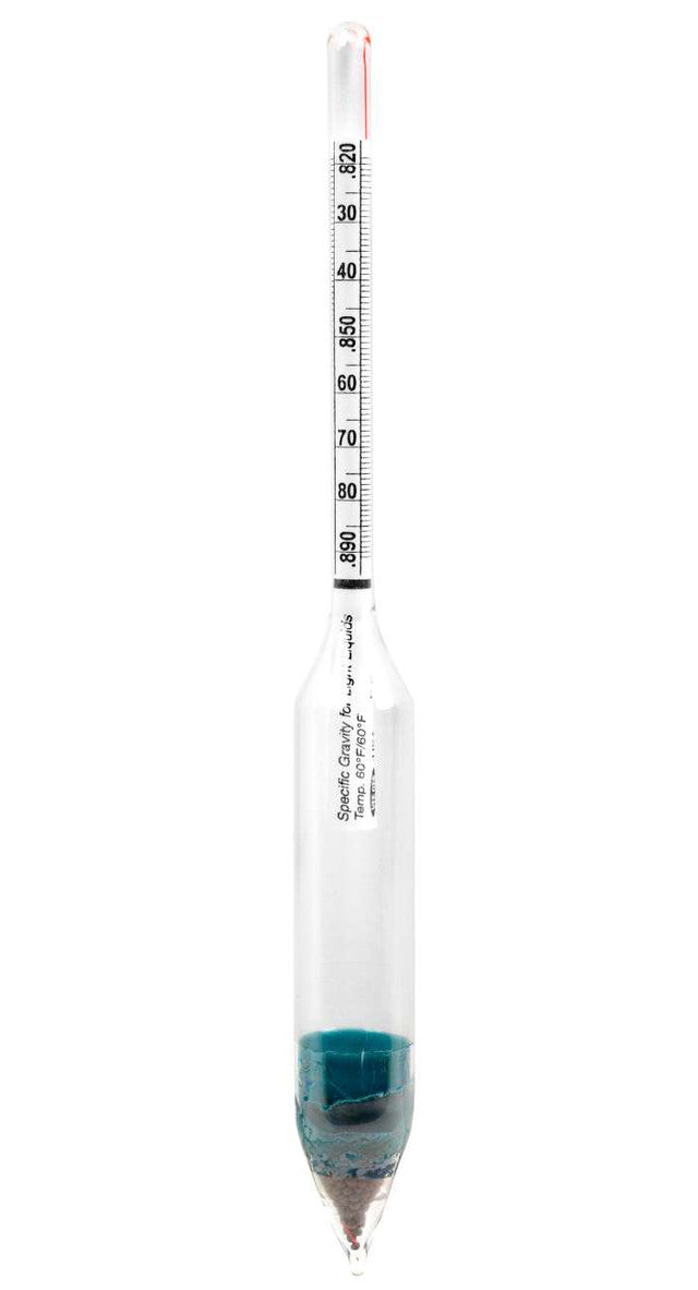 Heathrow Scientific 6602-9S Specific Gravity Hydrometer, 1.120 to 1.190, 0.001 subdivisions, 165 mm, 1/pk