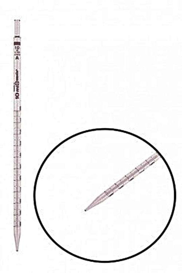 Heathrow Scientific 20140-20A Wide-Tip Serological Pipets, 20 mL, 1.5 mm hole, 435 mm length, 12/pk