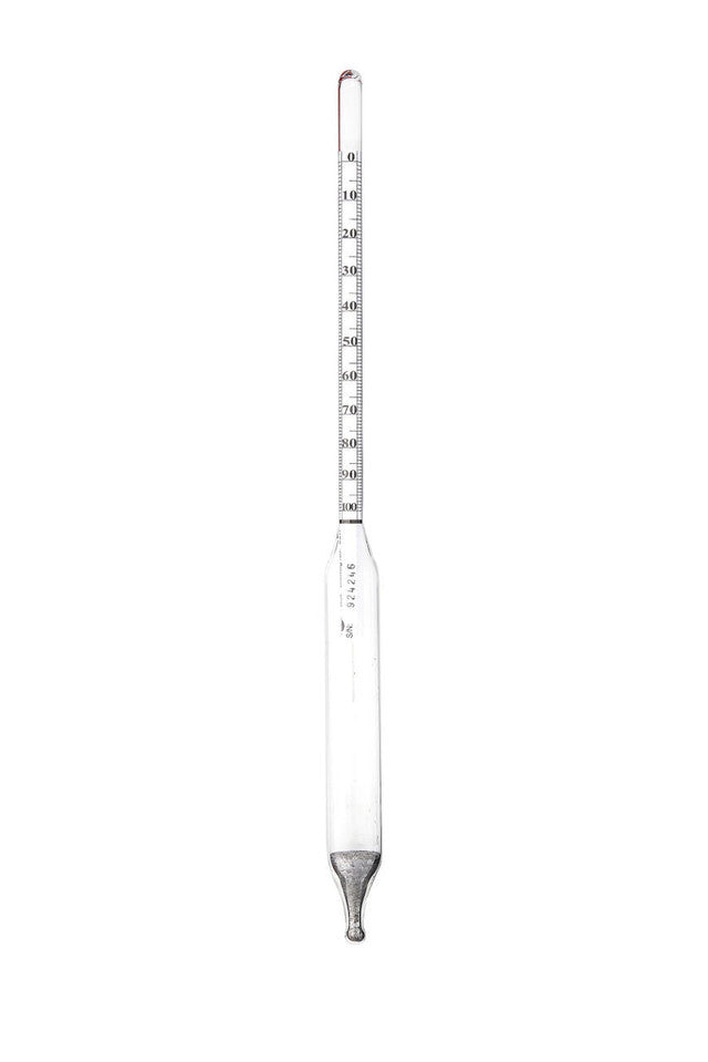 Heathrow Scientific 6611-2 Sodium Chloride Hydrometers, % by weight, 0 to 26.5%, 1/pk