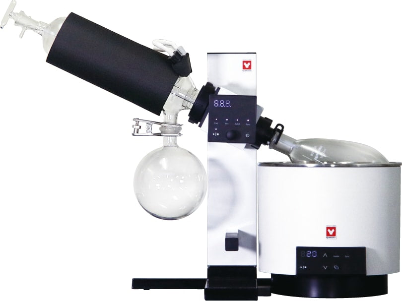 Yamato RE-202-AOA Digital Rotary Evaporator w/ BO302-A Oil Bath (5L) & Glassware Set A, 115V