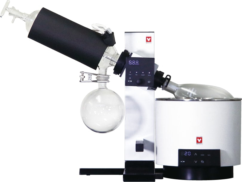 Yamato RE-202-AWA Digital Rotary Evaporator w/ BM302A Water Bath (5L) & Glassware Set A, 115V