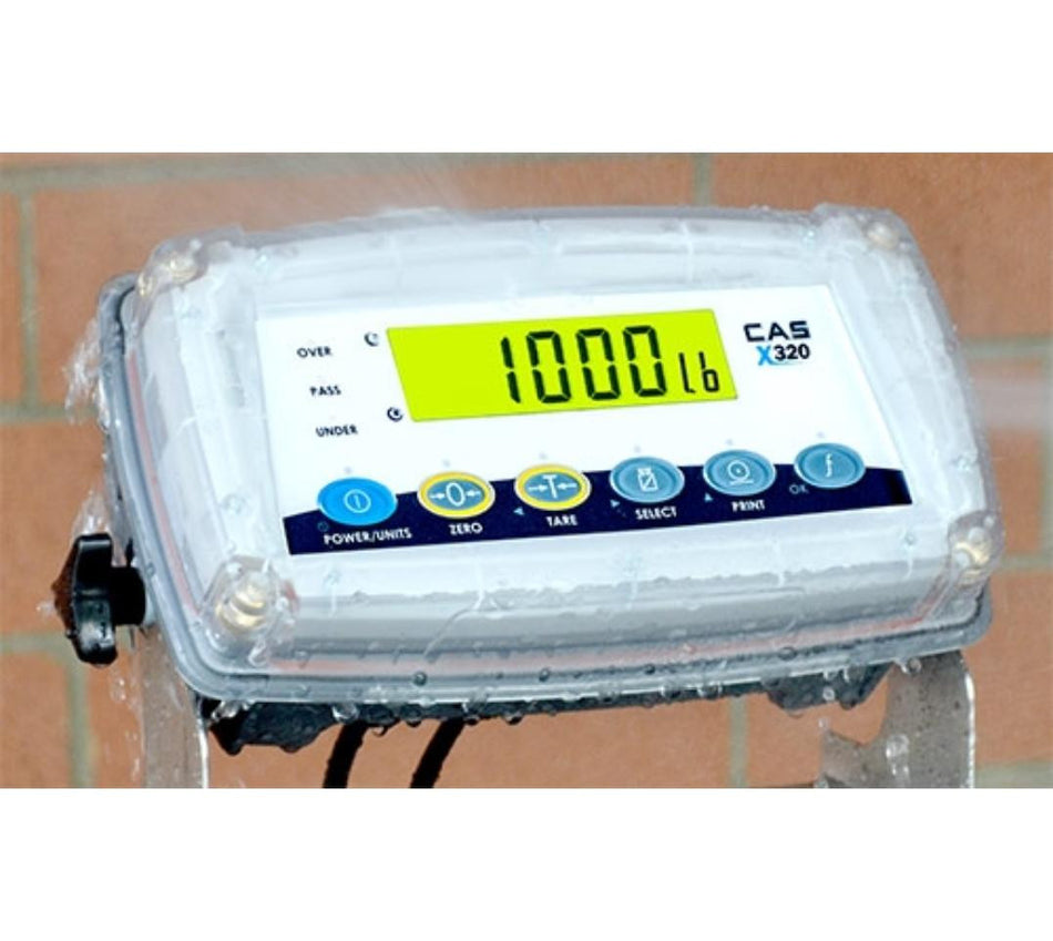 CAS EX-10010 Enduro Extreme Washdown Checkweighing Scale, 10" x 10", NTEP, 10 lb x 0.002 lb