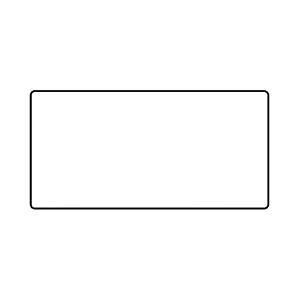 CAS LST-8010B Blank Labels, 58 mm x 40 mm, 12 Rolls