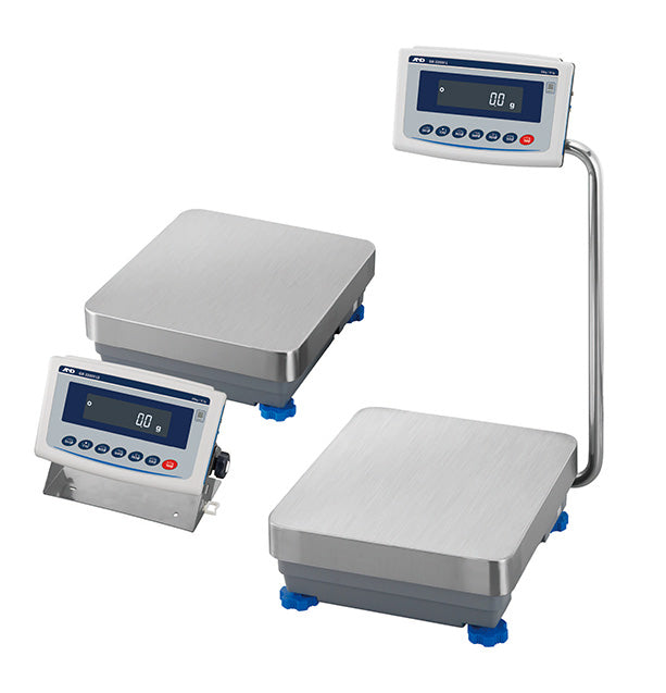 AND Weighing GX-32001LDS Apollo High-Capacity Precision Balance with Internal Calibration, IP65,  Detached Display, 32000 g x 1 g