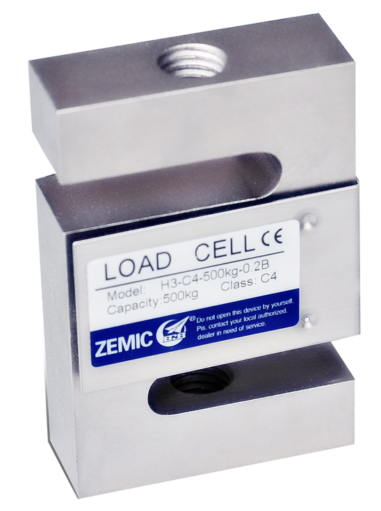 Zemic H3 Nickel Plated Alloy Steel S-type Load Cell, OIML approved, 5Klb-10Klb