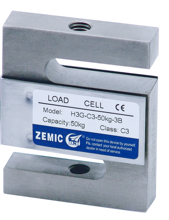 Zemic H3G (2Klb-2.5Klb) Nickel Plated Alloy Steel S-type Load Cell, OIML approved