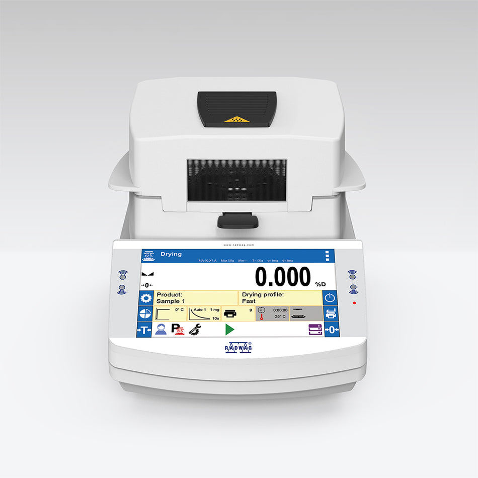 Radwag MA 210.X7.IC.A Moisture Analyzer, 210 g x 1 mg, 0.001%