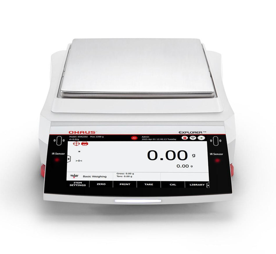 Ohaus EXR2202 Explorer Precision Balance, 2200 g x 0.01 g