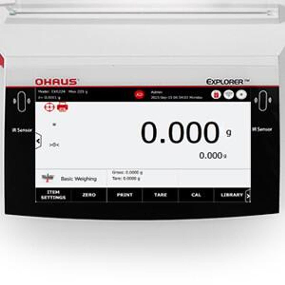 Ohaus EXR223 Explorer Precision Balance, 220 g x 0.001 g