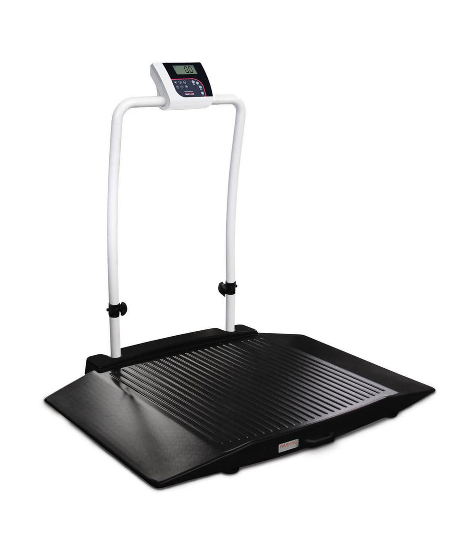 Ricelake 350-10-3 Healthweigh Dual-Ramp Wheelchair Scale, Foldable, 1000 lb x 0.2 lb