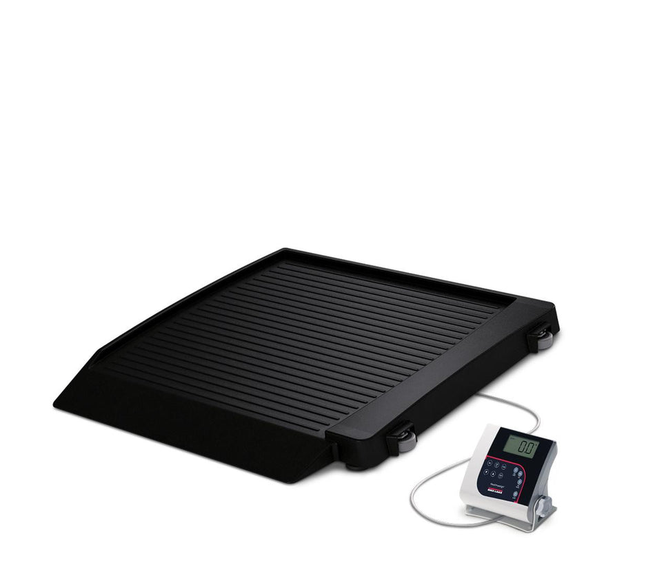 Ricelake 350-10-7BLE Healthweigh Single-Ramp Wheelchair Scale Platform, Bluetooth, 1000lb x 0.2lb