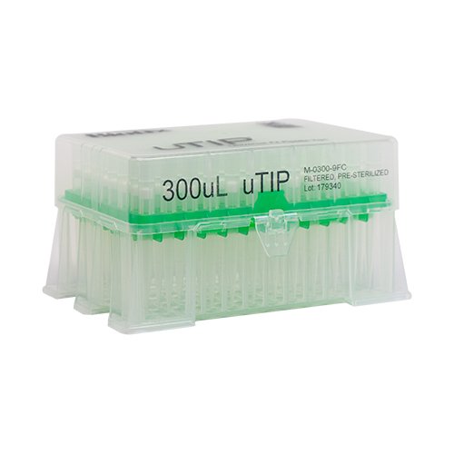 Biotix 63300045 Universal Pipette Tips 20-300 μL  Racked, Filtered, Sterilized, 10 racks of 96/pack (Rainin Alternative)