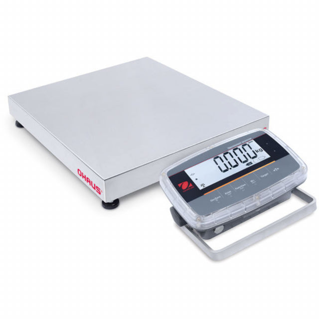 Ohaus i-D61PW25WQL5 DEFENDER™ 6000 HYBRID Washdown Bench Scale for Standard Industrial Applications, 25000 g x 1 g
