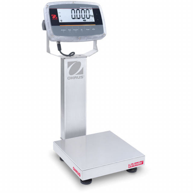 Ohaus i-D61PW12WQS6 Washdown Bench Scale for Industrial, 12500 g × 0.5g
