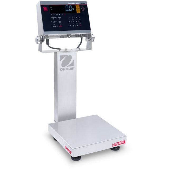 Ohaus i-D61XWE12WQR6 Washdown Bench Scale for Industrial, 12500 g × 0.5g