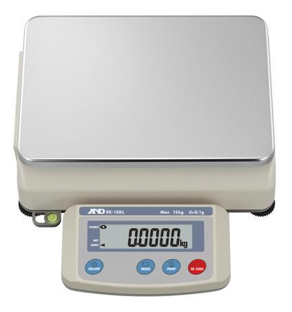 AND Weighing EK-15KL Precision Bench Scale, 15000 g x 0.1 g