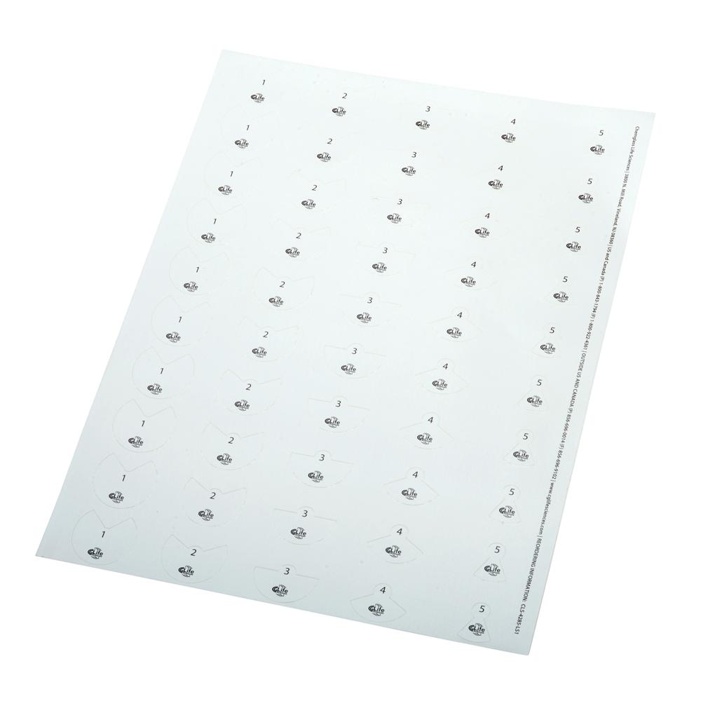 CELLTREAT 229478 Vent Control Label, 50mL Bio-Reaction Tube, Sheet, No ...