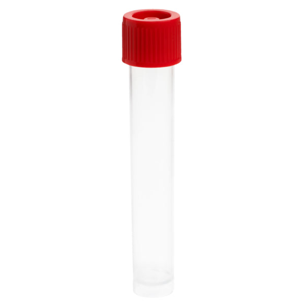 CELLTREAT 230419R Transport Tubes - Bag 12mL , Sterile (Red Caps and Tubes Packed Separately), 1000/pk