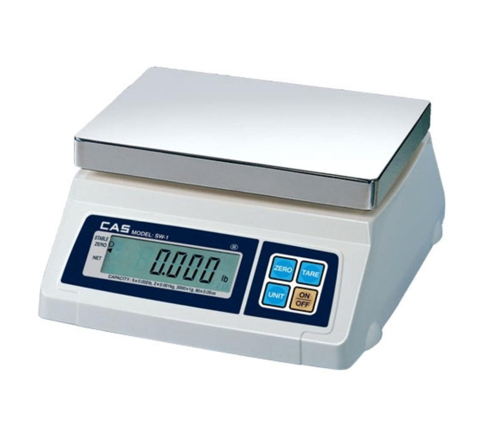 CAS SW-5Z Portion Control Scale, SW-1Z Series, 5 lb x 0.002 lb