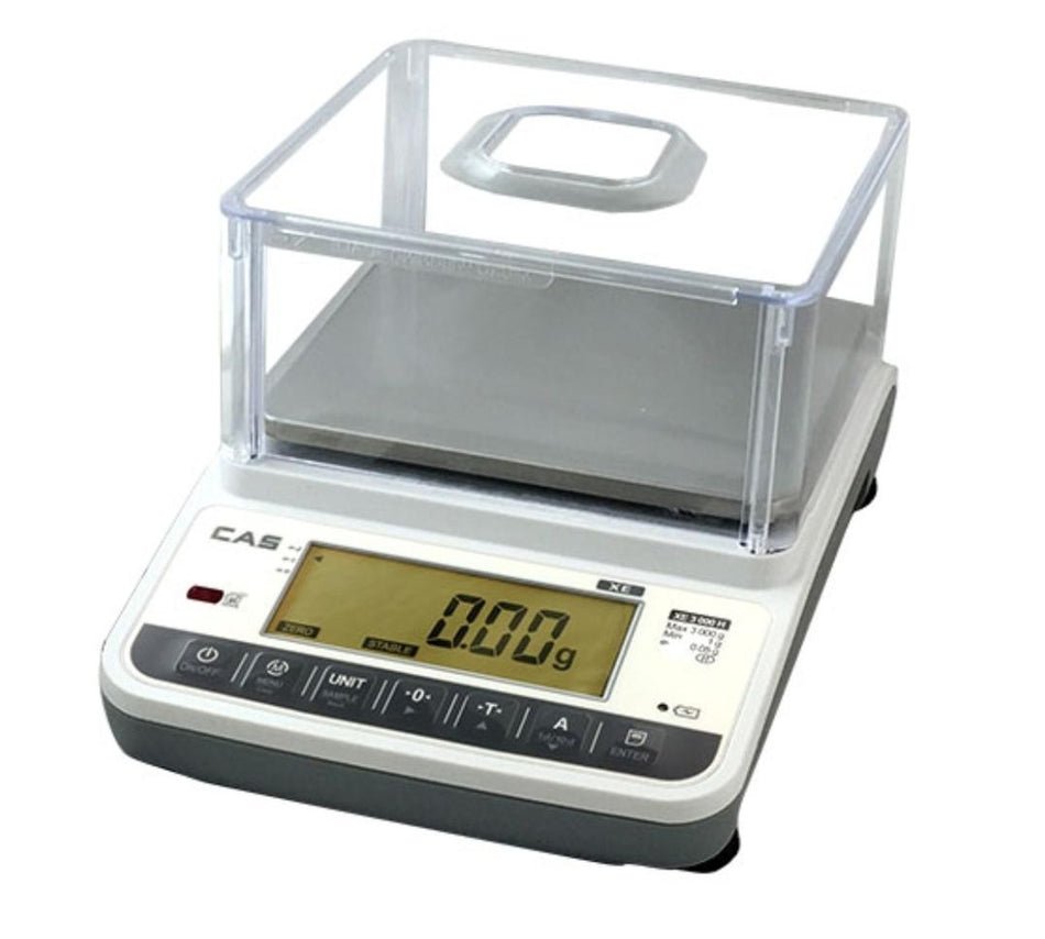 CAS XE-3000H High Accuracy Bench Scale, 3000 g x 0.05 g