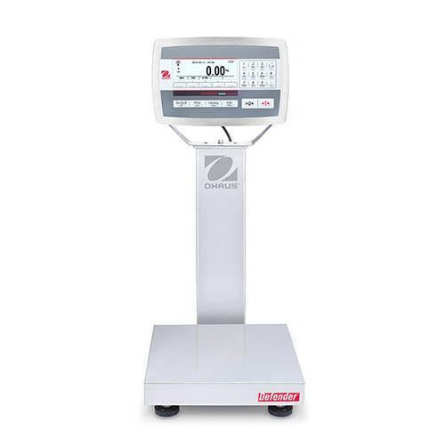 Ohaus D52XW5WQS6 DEFENDER 5000 WASHDOWN Bench Scale, 5000 g Capacity, 0.2 g Readability