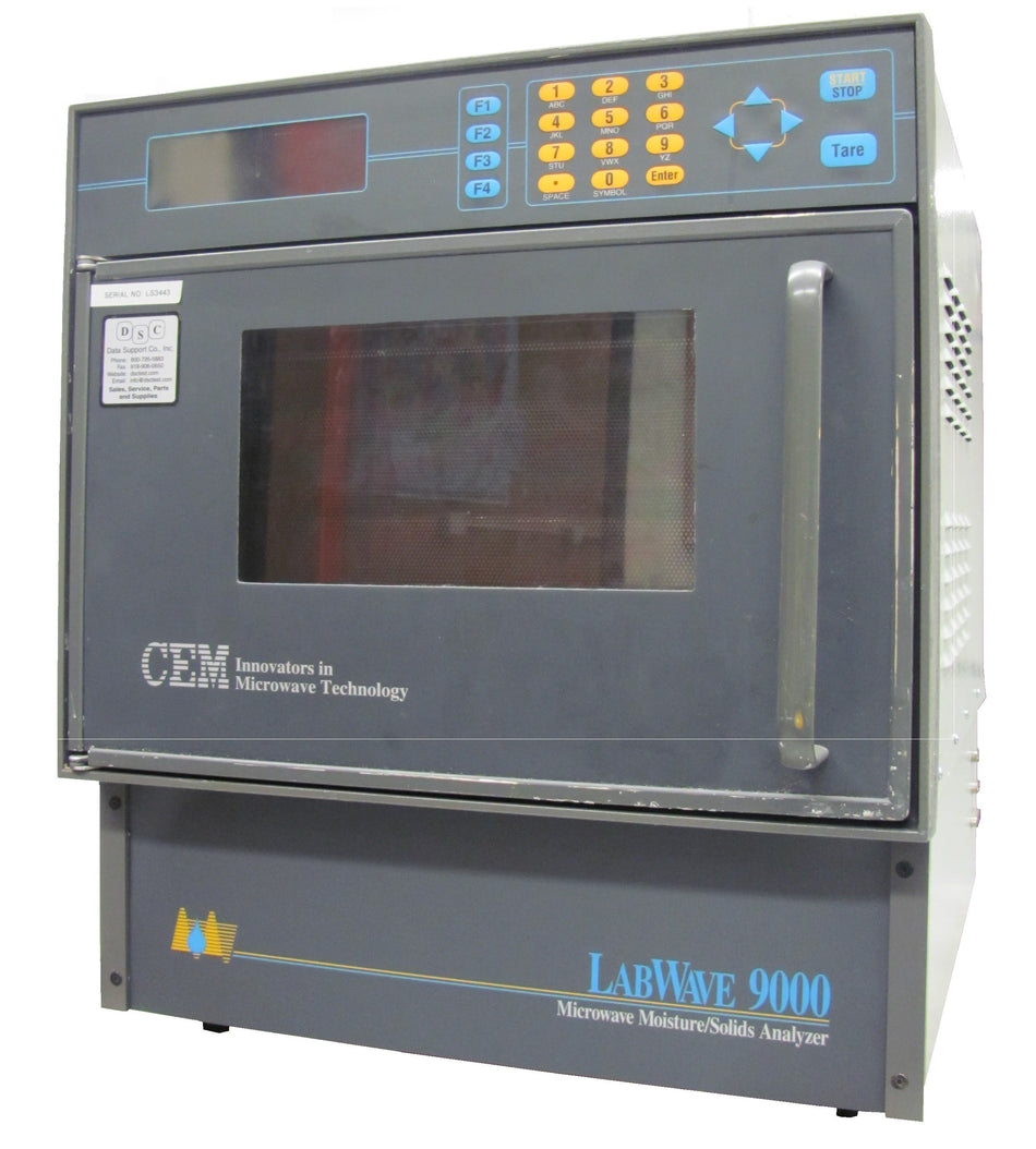 Reconditioned CEM Labwave 9000 Microwave Moisture Analyzer, 50 g Capacity, 0.0001 g Readability