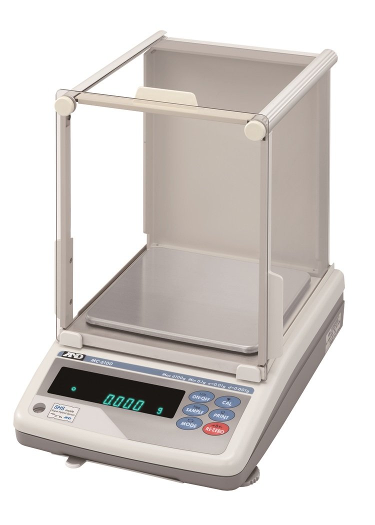 AND Weighing MC-6100S Manual Mass Comparator, 6100 g x 0.001 g