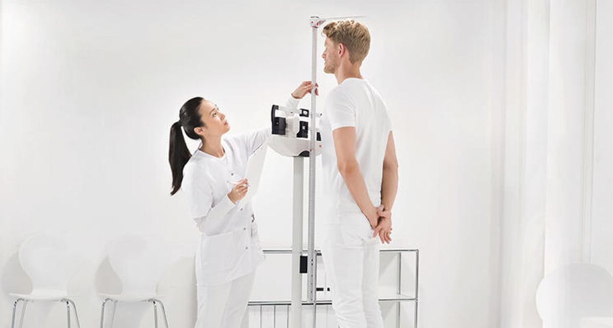 Hom Column Scale Seca 700 Mechanical Column Scale with Eye-Level Beam, display in kg ...