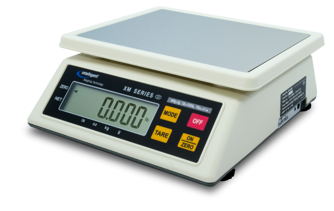 Intel Weighing XM-6000 XM Series Precision Scale, 6000 g Capacity, 2 g Readability